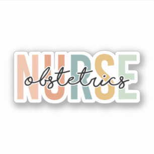 Sticker OB Infirmière obstétrique OB/GYN Infirmière, Infir