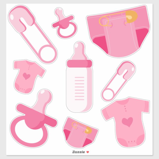 Sticker Objets pour bébés (Feuille)