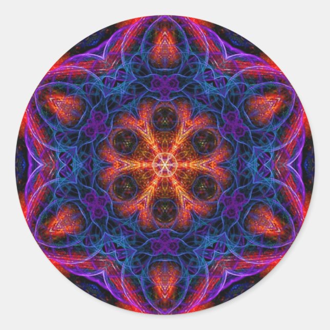 Sticker Ocanayia Fractal Mandala (Devant)