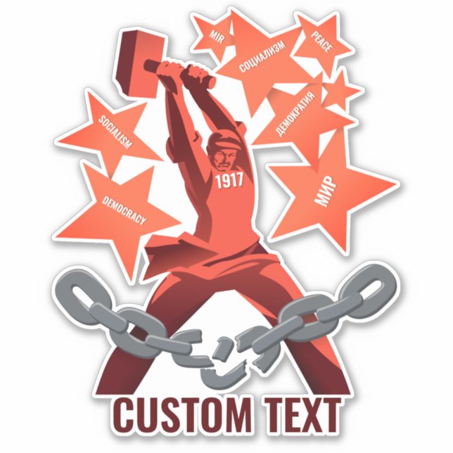 Sticker Octobre 1917 (Devant)