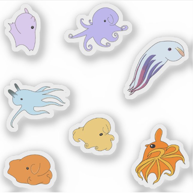 Sticker Octopes Dumbo (Devant)