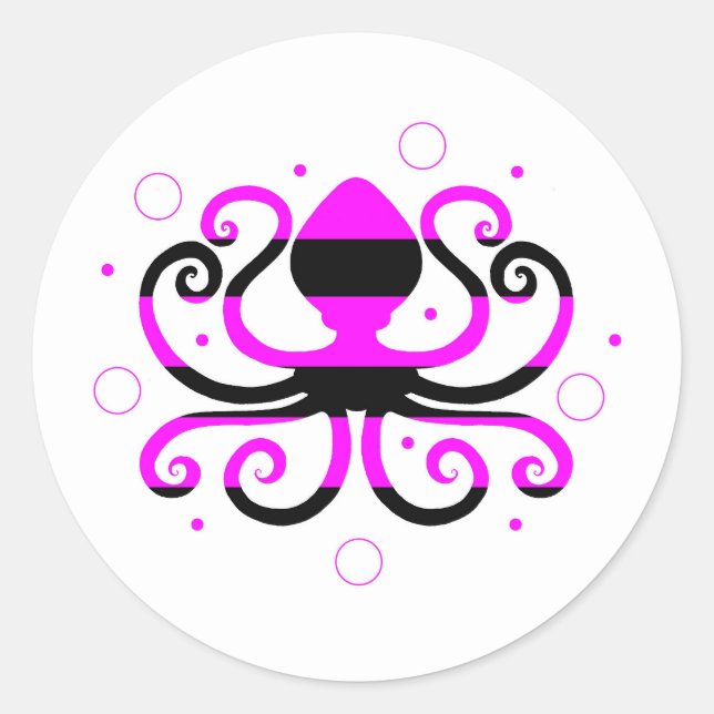 Sticker Octopus (Devant)