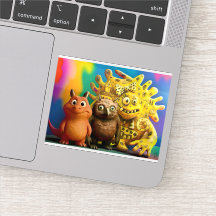OddFriends - Colorful Imaginaire Creature Trio Can