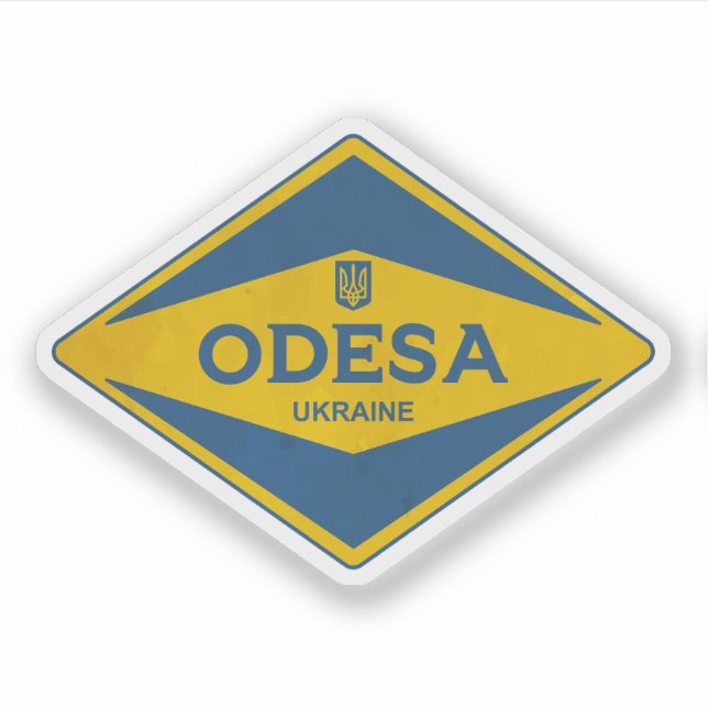 Sticker Odesa Ukraine Vintage (Devant)