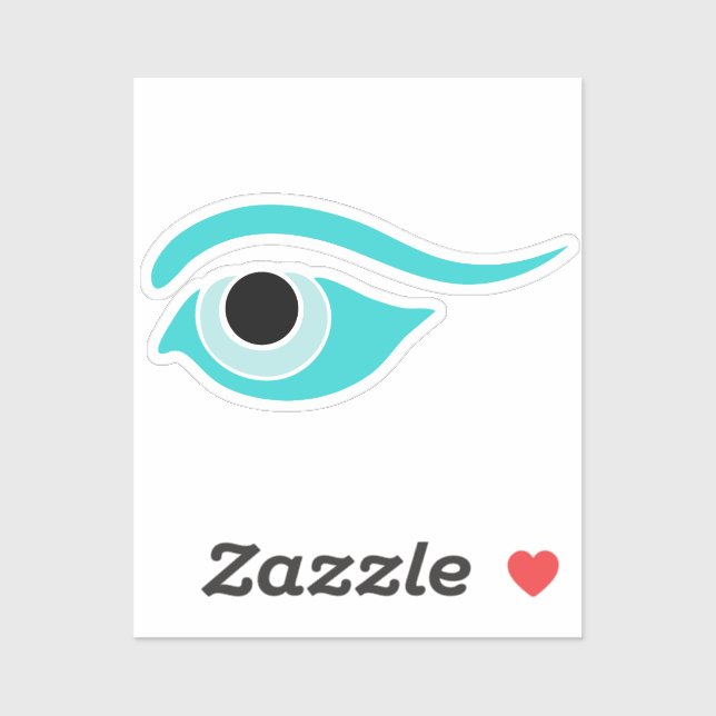 Sticker Oeil De Bateau De Pêche Grec, Protégez-Vous Du Mal (Feuille)