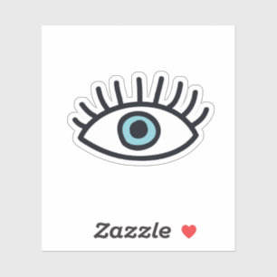 Sticker Oeil malin