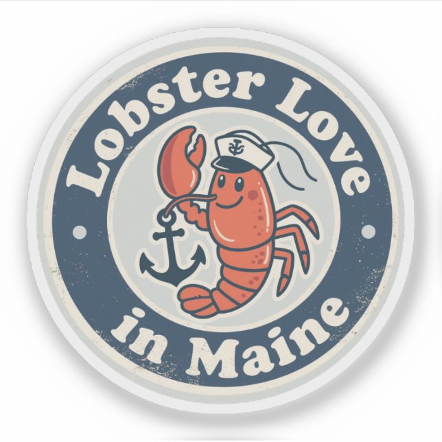 Sticker Oeuvre d'art maritime du Maine (Devant)