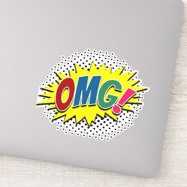 Sticker Oh mon Dieu ! (Détail)