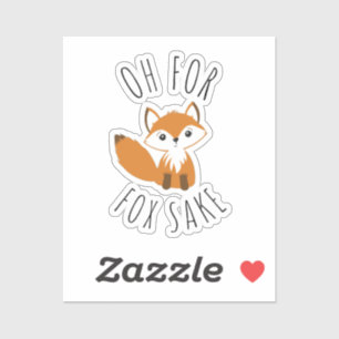Sticker Oh pour Fox Sake
