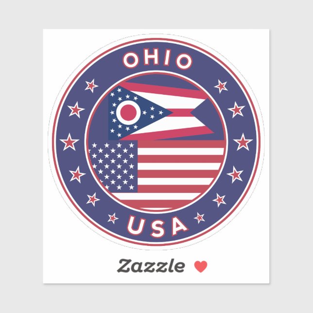 Sticker Ohio (Feuille)