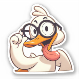 Sticker Oie stupide