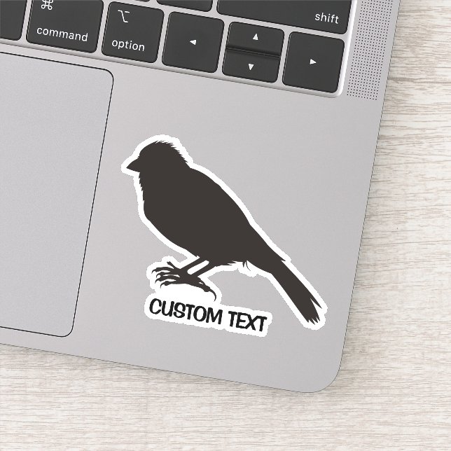 Sticker Oiseau canarien permanent (Détail)