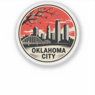 Sticker Oklahoma City Oklahoma USA