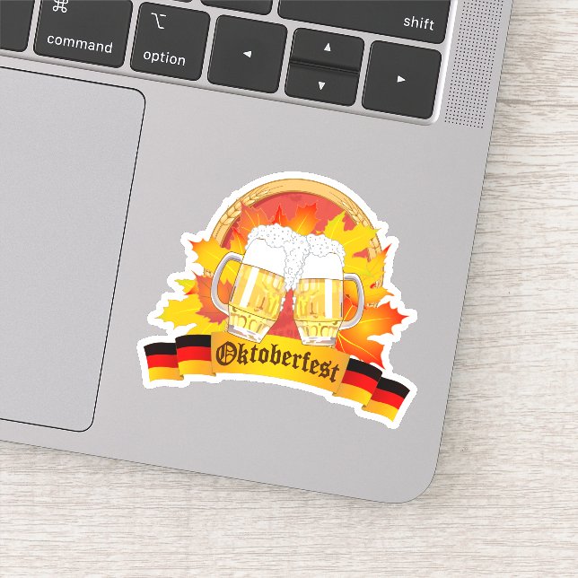 Sticker Oktoberfest Festival annuel allemand de la bière (Détail)