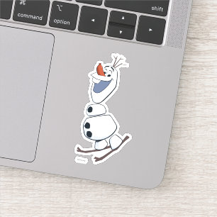 Sticker Olaf Skiing