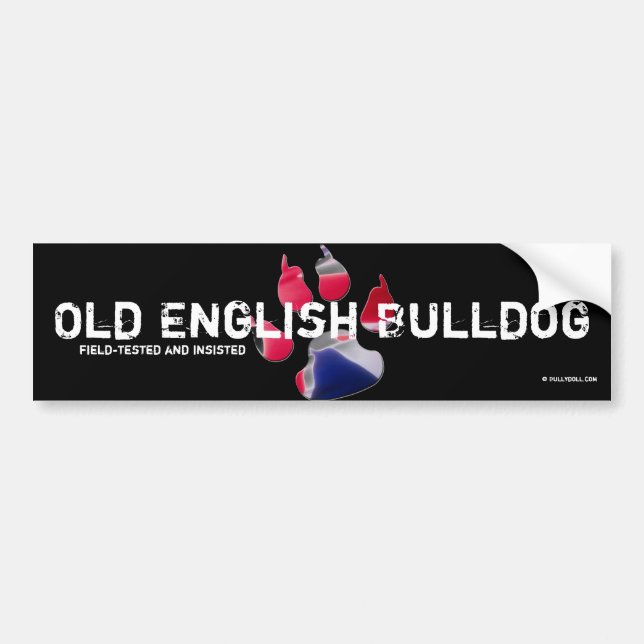 Sticker Old English Bulldog (Front)