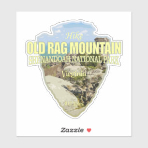 Sticker Old Rag Mtn (flèche)