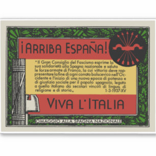 STICKER OMAGGIO ALLA SPAGNA