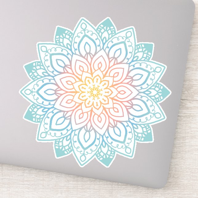 Sticker Ombré mandala (Détail)