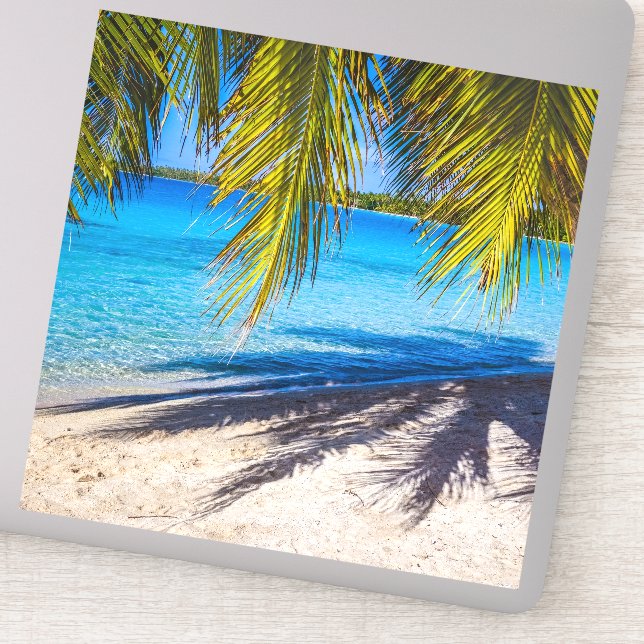 Sticker Ombres sur la plage (Détail)