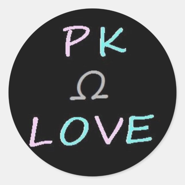 Sticker Omega PK Love (Devant)