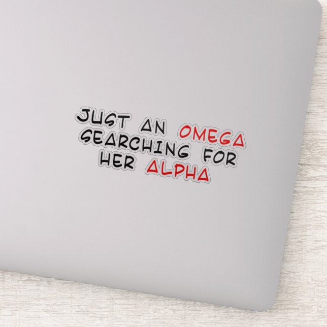 Sticker Omegaverse (Détail)