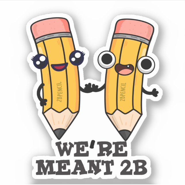 Sticker On est un jeu de crayon amusant 2B (Devant)