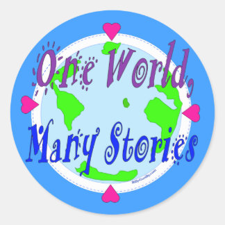 Sticker - One World, Many Stories