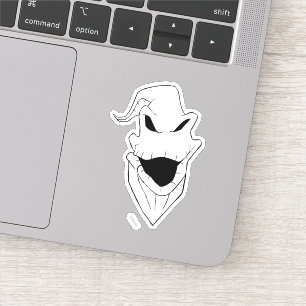 Sticker Oogie Boogie   Face de grincement
