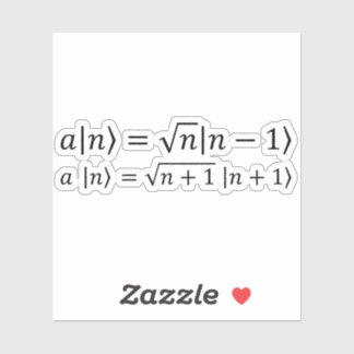 Sticker Opérateurs De Création Et D'Annihilation