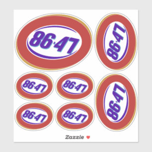 Sticker Opinion politique anti-Trump