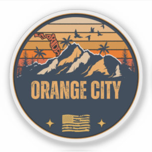 Sticker Orange City, Floride 