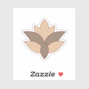 Sticker Orange rougeâtre