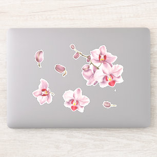 Sticker Orchidée d'aquarelle minimaliste mignonne