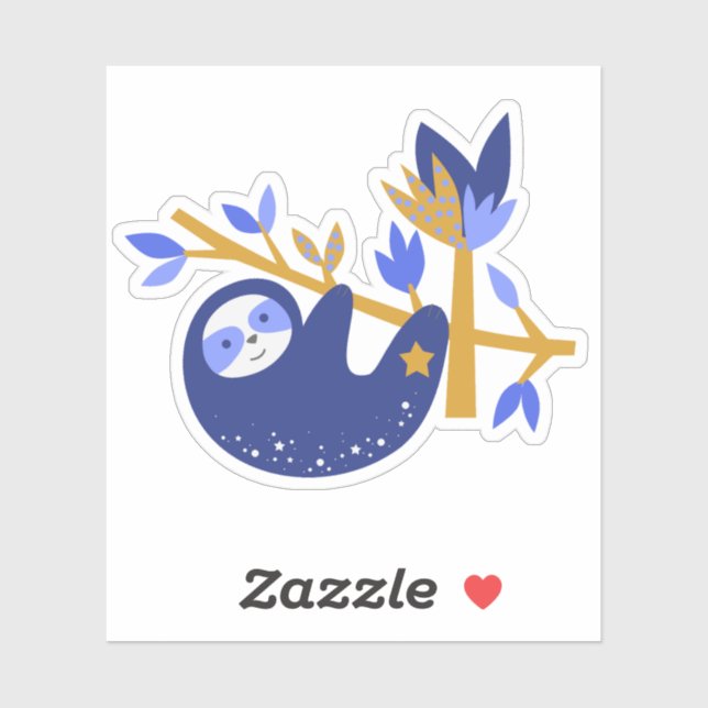 Sticker Ordinateur portable adorable Blue Koala (Feuille)