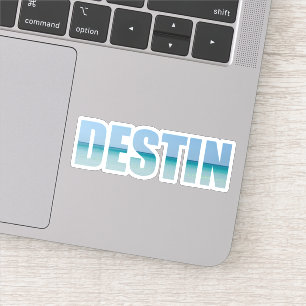 Sticker Ordinateur portable Destin Florida Beach Lettres
