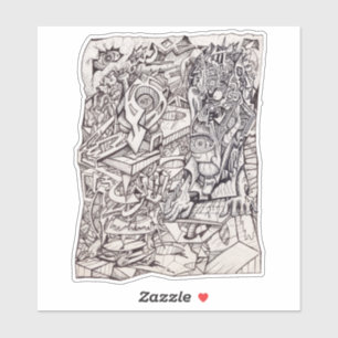 Sticker Organ of Worries 