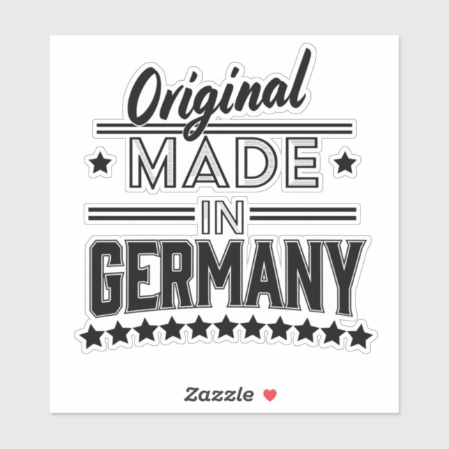 Sticker Original made in Germany (Feuille)