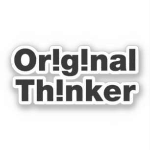 Sticker Original Thinker