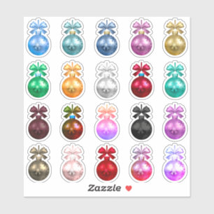 sticker ornemental de Noël