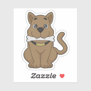 Sticker Os de chien