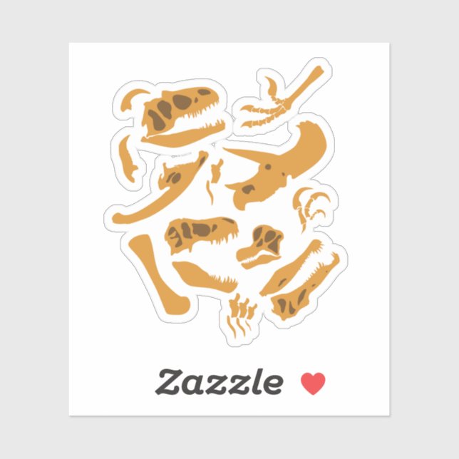 Sticker Os Dinosaures (Feuille)