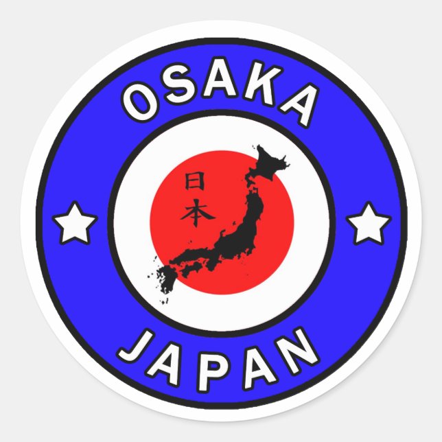 Sticker Osaka Japon (Devant)