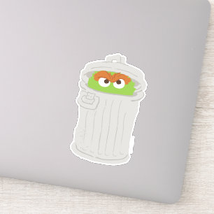 Sticker Oscar le Groupement et sa poubelle