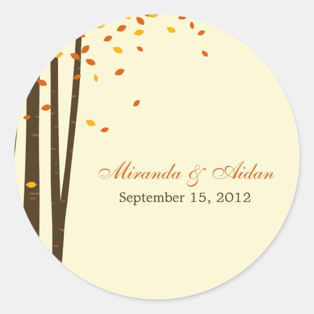 Sticker ou Enveloppe Sceau-Orange (Devant)