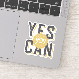 Sticker Oui vous pouvez