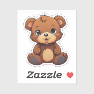 Sticker Ours de caricature