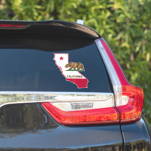 Sticker Ours drapeau de l'État de Californie