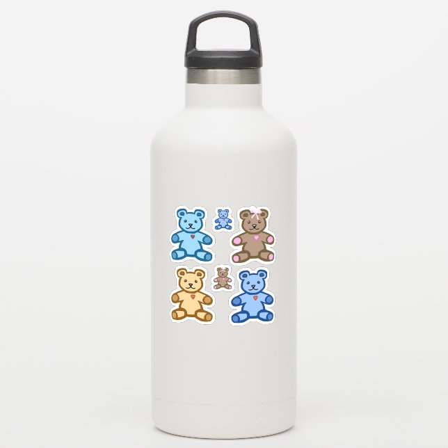 Sticker Ours en peluche (Gourde)