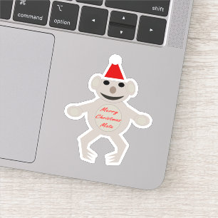 Sticker Ours Koala de Noël australien